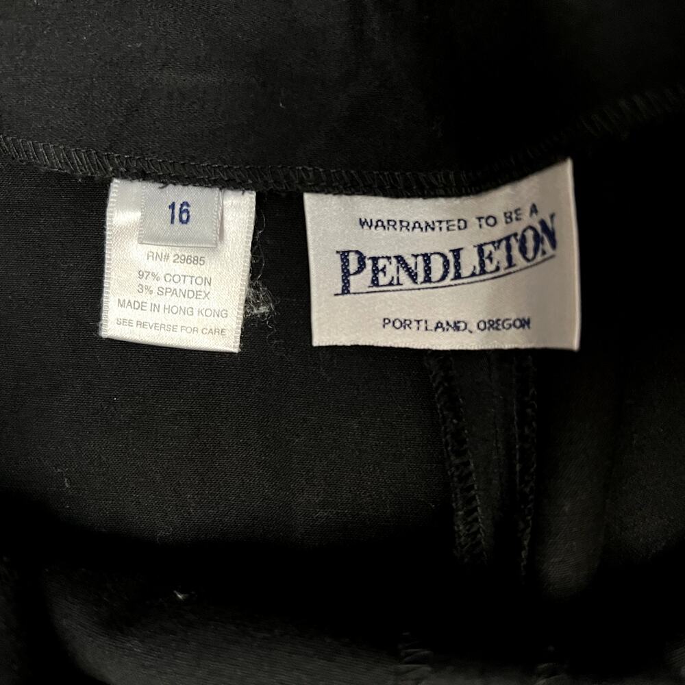 Pendleton cropped black trousers 16 - Picture 8 of 8